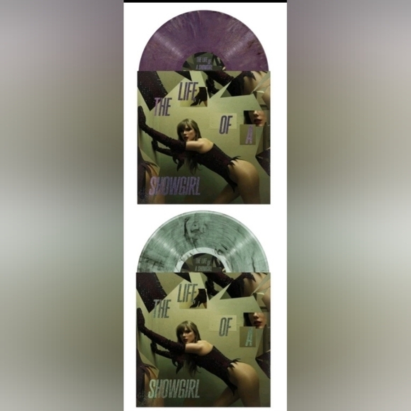 The Shiny Bug Variants The Life Of A Showgirl Vinyl Taylor Swift x2 - Picture 1 of 5